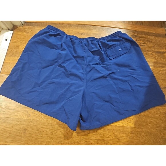 Patagonia Shorts Men’s XXL Blue Baggies 6" Inseam Lined Elastic Waist Drawstring - Picture 6 of 8